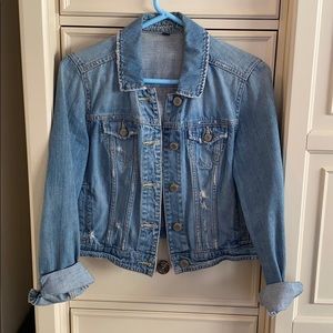 Distressed Denim American Eagle Jacket